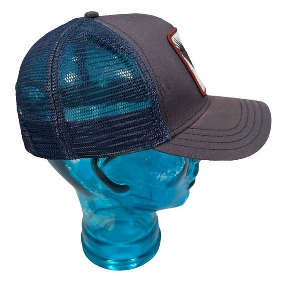 Goorin Bros The Freedom Eagle Trucker Hat Mens One Size Blue Adjustable Snapback - Picture 4 of 10